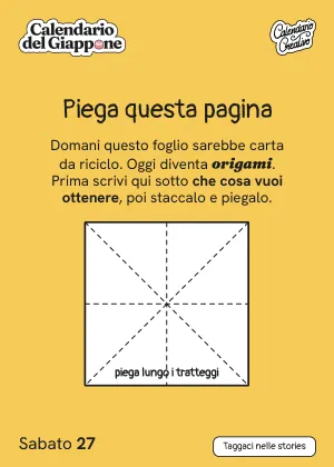 Foglio del sabato 27 novembre 2027 del Calendario del Giappone 2027: Piega questa pagina